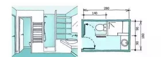 10款卫生间布局方案，科学布局，直接照搬，比设计师总结更周全！