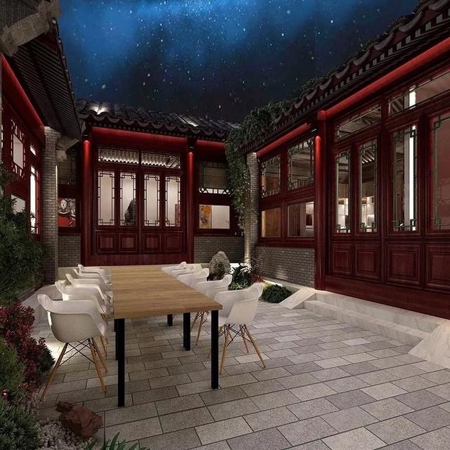 200㎡中式四合院，古朴清雅，古色古香，写意东方之美！