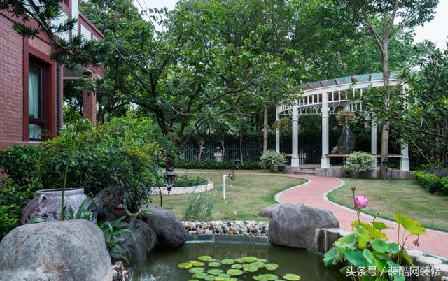独栋别墅，莲池小院，100万把350平的宅子装出了精致优雅！