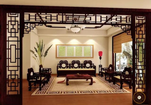室内隔断怎么做？还是中式最美，家里档次蹭蹭涨，百看不腻！