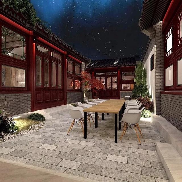 200㎡中式四合院，古朴清雅，古色古香，写意东方之美！