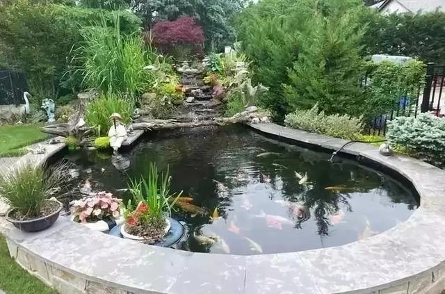 鱼池，庭院里的点睛之笔，让院子灵动起来