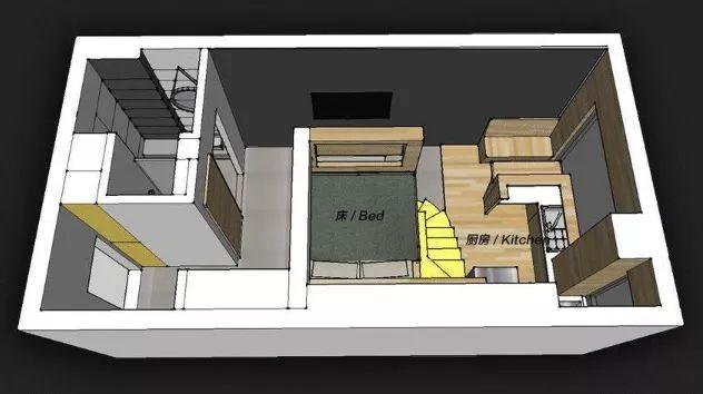 3米高也能做LOFT！这对夫妻把30㎡的房，住出了100㎡的feel！