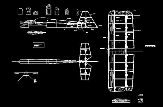 老师傅教你怎样设计飞机航模，满满航模CAD图纸分享
