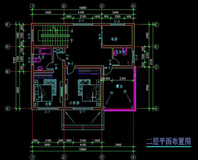 新农村别墅自建房图纸设计图，逼格超级高（详细注解）