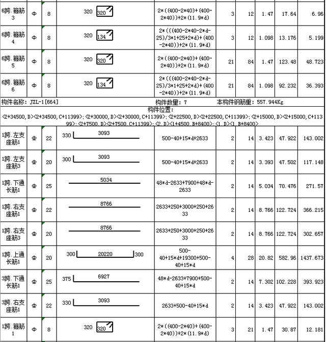 图书馆施工不懂用料 三层框架图书馆钢筋明细表及广联算量来了