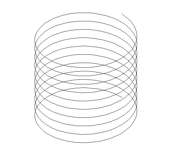 CAD绘图技巧：如何快速创建二维螺旋线和三维弹簧