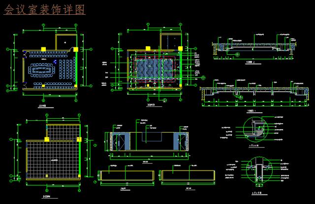 180套工装CAD室内施工图节点大样图分享 画图再也不用愁