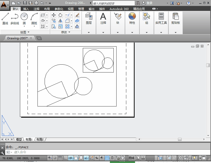 CAD布局视口重叠时无法双击进入小视口怎么办？