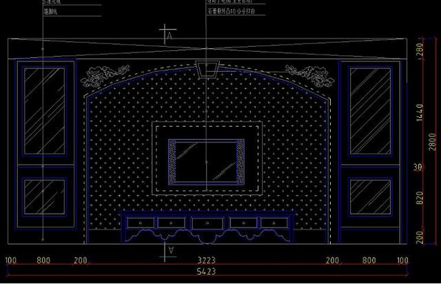 还不知道家中电视背景墙怎样装潢？海量背景墙cad图库分享