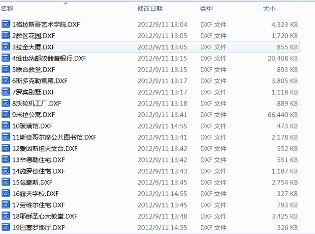 海量CAD图纸文件分享 直接拿硬盘来！