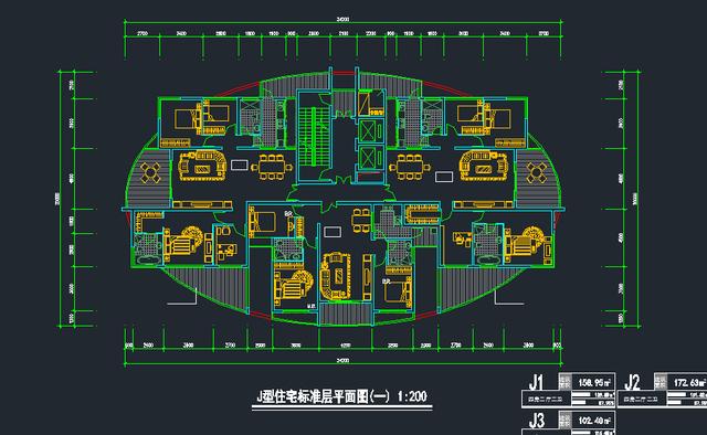 买不起房那就先学看户型！海量户型CAD图纸鉴别