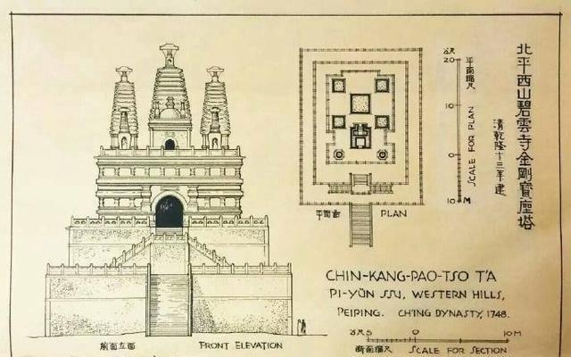 梁思成林徽因中国古建筑物手稿 教您绘制建筑实用技巧