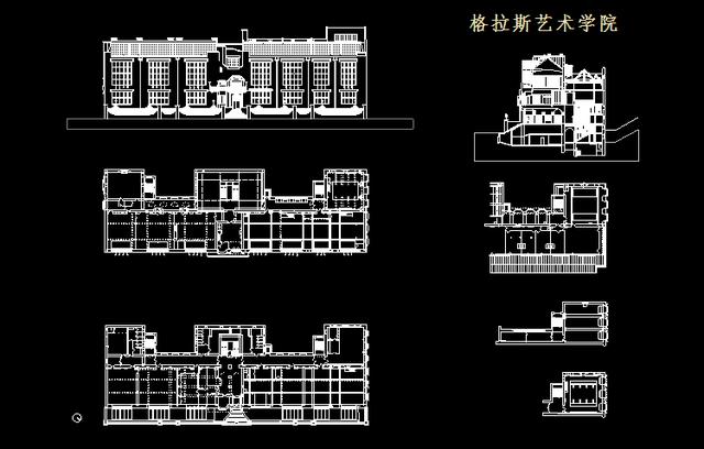 光之教堂、米拉公寓、巴恩斯住宅，107个世界著名建筑CAD图纸分享