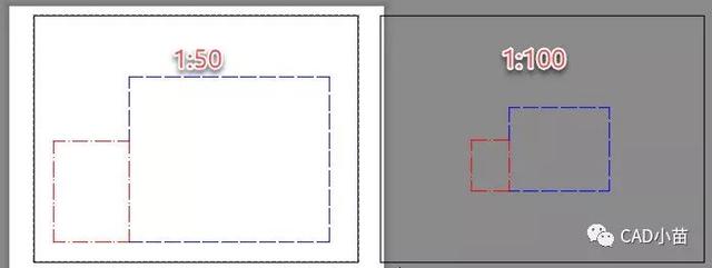 为什么模型空间设置好的虚线到布局显示为实线？