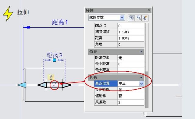 动态图块中的链动作，在CAD绘制图中怎么去进行设置