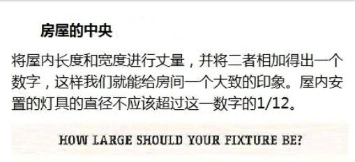 卧室、楼梯、浴室厨房灯具怎么放最合理？7最佳尺寸，实用又美观