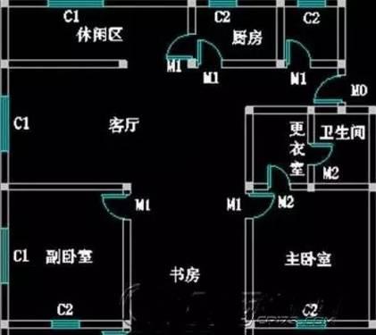 CAD绘制户型图全步骤