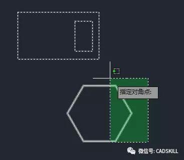 CAD拉伸S命令选择对象的技巧