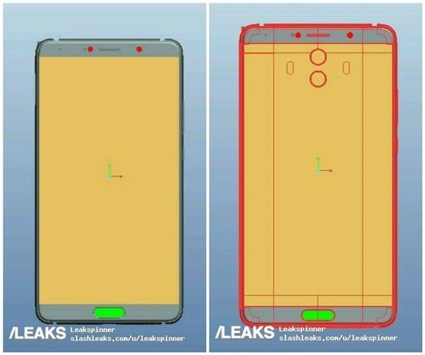 三星S9等手机CAD图纸曝光，指纹识别依旧后置
