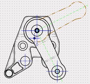 CAD实例教程：用中望3D工程图草图来绘制虚拟部件