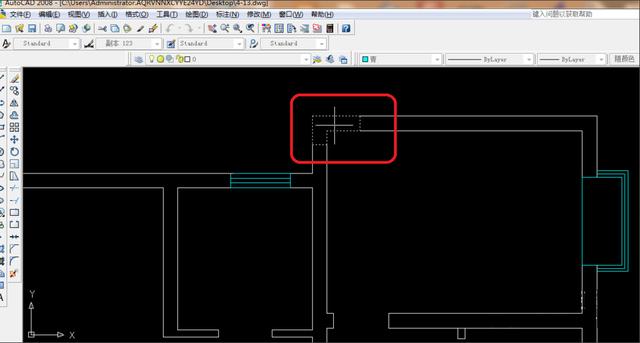 CAD平面图基础自学教程，窗和墙的表显