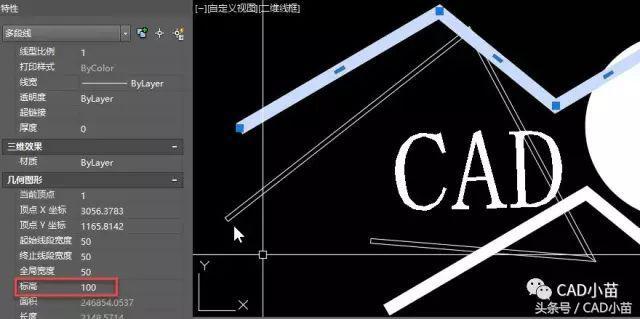 为什么CAD有宽度的多段线会显示空心？