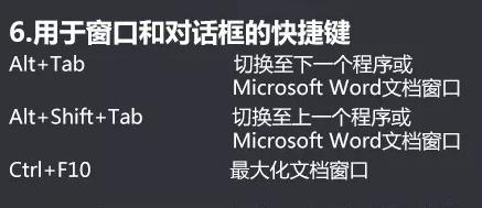 最常用Word快捷键大全，7张图，81个快捷键，绝对够用了！