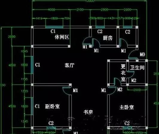 CAD绘制户型图全步骤