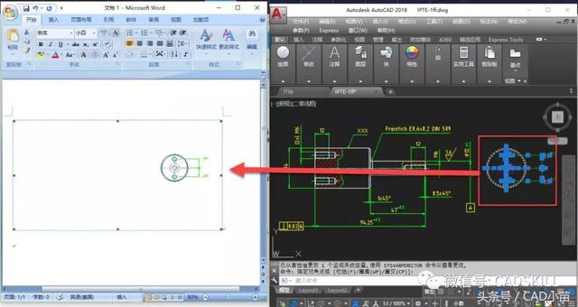 如何把CAD图粘贴到WORD或EXCEL文档中？