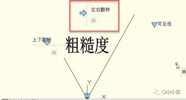 动态块实例——粗糙度符号