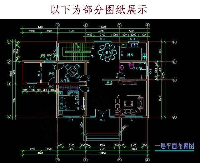 新农村别墅自建房图纸设计图，逼格超级高（详细注解）