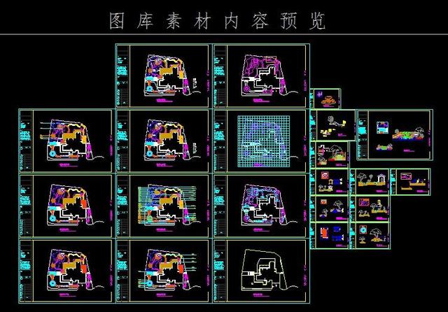 CAD绘图实用技能，快捷键命令大全！附带上百张图纸