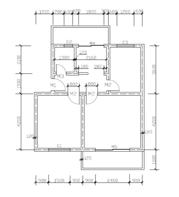 CAD建筑练习图纸，记得要多加练习！