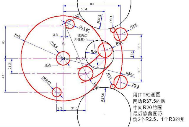 10套CAD练习图，会全部！绝对算得上优等生