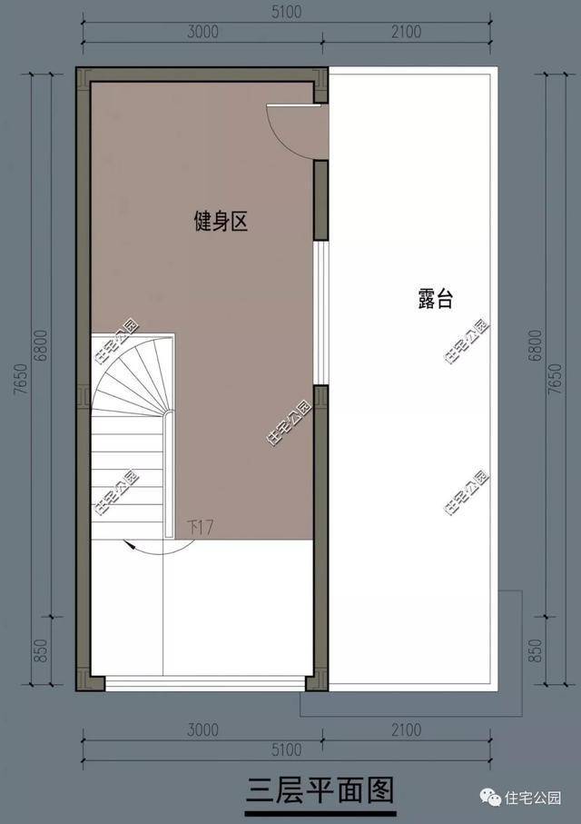 4.5米面宽现代别墅, 农村宅基地再小都不怕