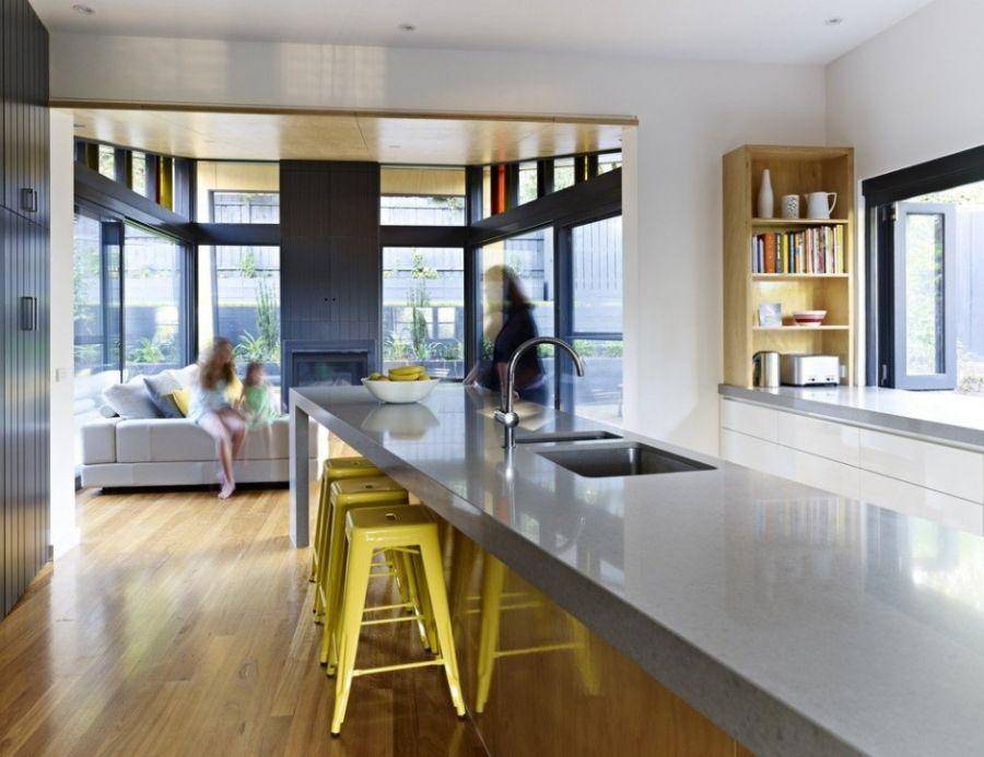 世界建筑, 澳大利亚墨尔本, 一座“扭曲式”的的自然别墅, 超大玻璃窗, 超奢华